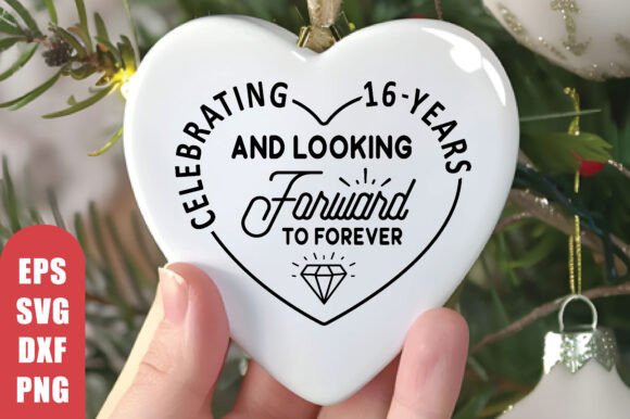 Celebrating 16 Years SVG: A Must-Have for Crafts and Graphics