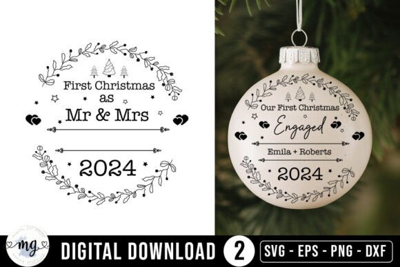 First Christmas Round Ornaments SVG: A Graphics Must-Have for Crafts
