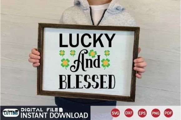 Lucky and Blessed Svg: A Versatile Graphics Asset for Crafts