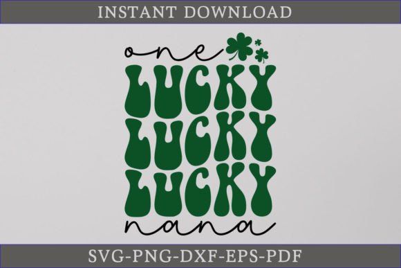 One Lucky Nana SVG: A Versatile Graphics Asset for Crafts