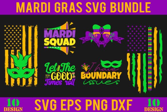 Retro Mardi Gras Svg Bundle: A Must for Crafts and Graphics