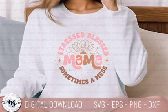 Retro Mother's Day SVG for Creative Graphics and Crafts