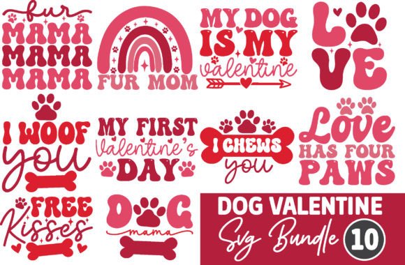 Review: Dog Valentine SVG Bundle for Creative Graphics and Crafts